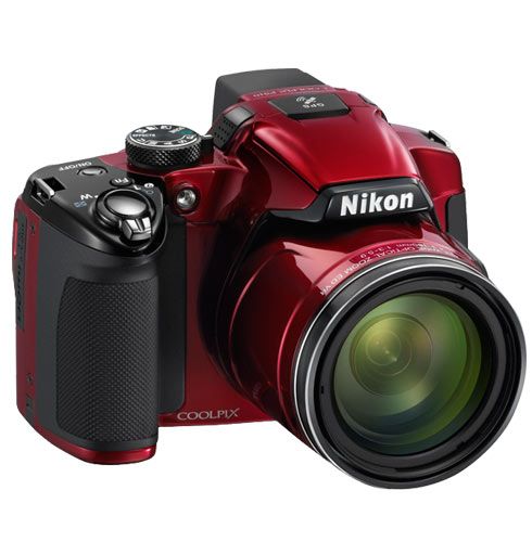 Câmera Digital Nikon Coolpix P510 Vermelha com 16.1 MP, LCD