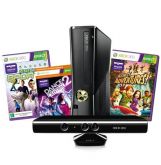 Console 250 Preto c/ Kinect p/ XBOX 360, Edição Especial + 3